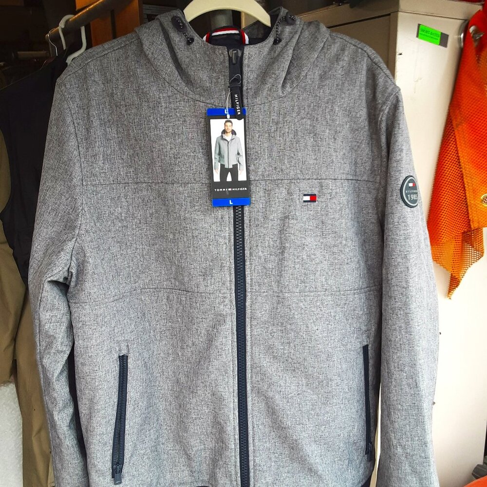 Vintage Tommy Hilfiger 1985 Logo Men’s Hooded Jacket